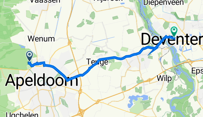 Koninklijk Park 1, Apeldoorn to Leeuwenbrug 1, Deventer