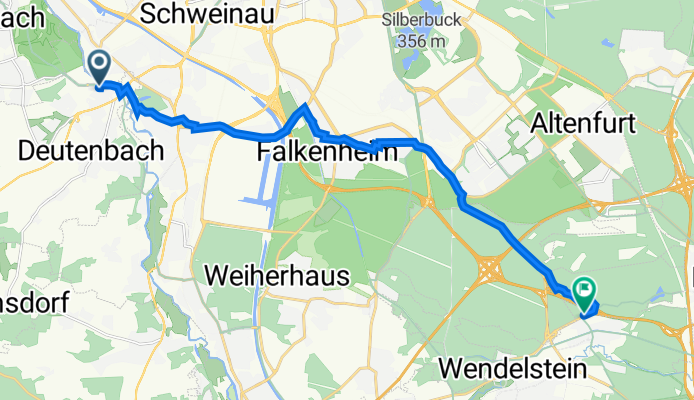 Schützenstraße 4, Stein nach Alte Salzstraße 5, Wendelstein