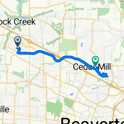 2221 NE Allie Ave, Hillsboro to 12760 NW Cornell Rd, Portland