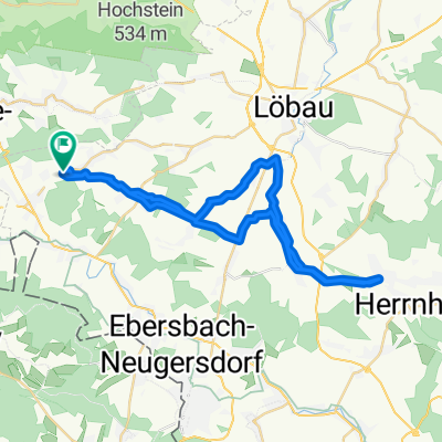 Beiersdorf-Dürhennersdorf-Strahwalde-Dürhennersdorf-Beiersdorf