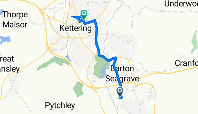 Polwell Lane 260, Burton Latimer do Wellington Street 52