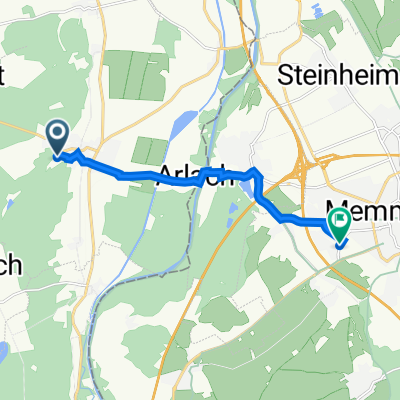 Haslacher Straße 17, Tannheim nach Hühnerbergstraße 13, Memmingen