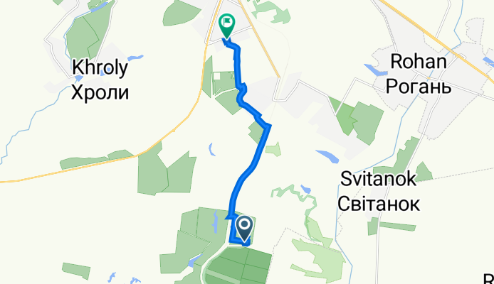 Маршрут в улица Зубарева 28, Харків