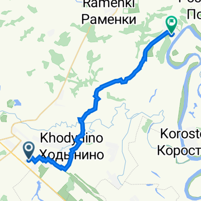 Рыбное до Богоявленская улица, 16, Село Костино