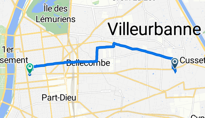 2 Rue du Progr猫s, Villeurbanne 脿 154 Rue de Vend么me, Lyon