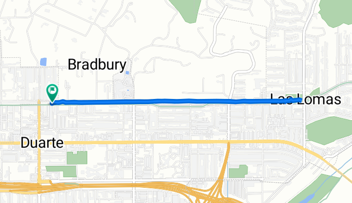 Duarte Bikeway, Duarte to Duarte Bikeway, Duarte