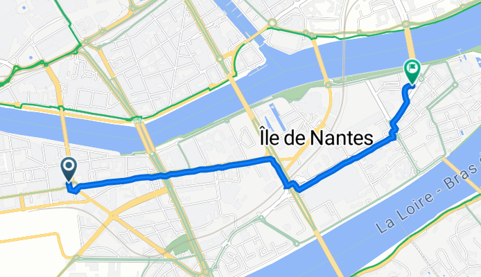 République, Nantes to Rue du Général de Bollardière 4, Nantes