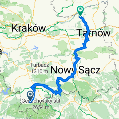 Chramcówki 35, Zakopane do Wietrzychowice