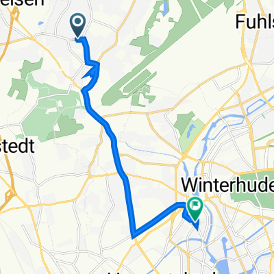 Hildesheimer Stieg 30, Hamburg nach Loogeplatz 13, Hamburg