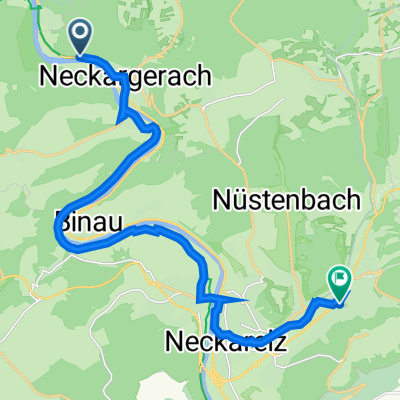 B37, Neckargerach nach Hauptstraße 12, Mosbach