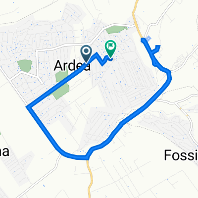 Da Via Novara 167, Ardea a Via San Marino 65, Ardea