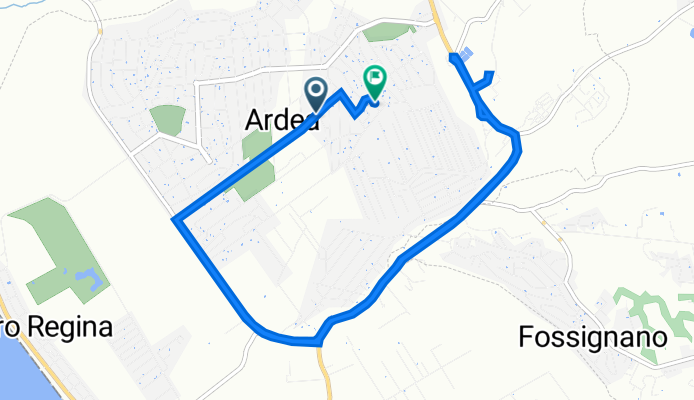 Da Via Novara 167, Ardea a Via San Marino 65, Ardea