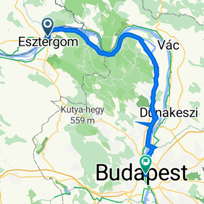 Mária út M02-Czestochowa-Budapest-Međugorje, Gran nach Bajcsy-Zsilinszky út 11., Budapest