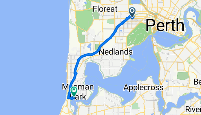 E-Biking to Work from Perth to Fremantle: A Scenic and Sustainable Commute