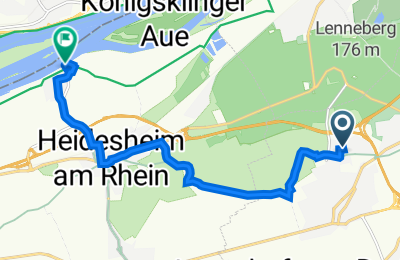 Route in der Bikemap App öffnen