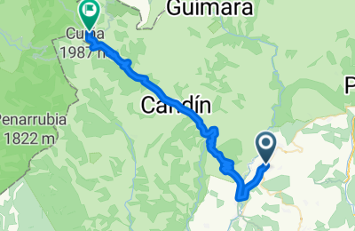 Route in der Bikemap App öffnen