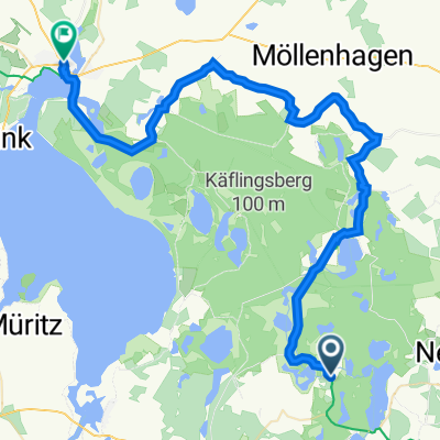 Blankenförde 9, Mirow nach Lloydstraße 3, Waren (Müritz)