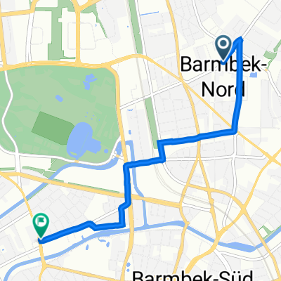 Rümkerstraße 2, Hamburg nach Barmbeker Straße 16, Hamburg