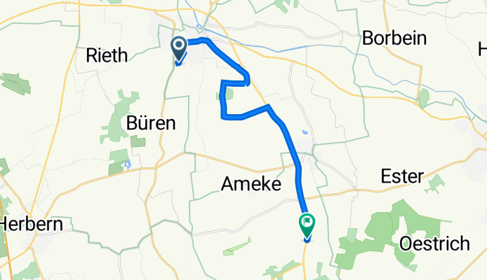 Von-Eichendorff-Straße 1, Drensteinfurt nach Herrenstein 48, Drensteinfurt