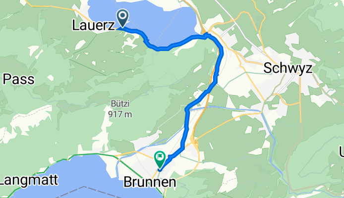 Seestrasse 19–21, Lauerz nach Dammstrasse 10, Brunnen