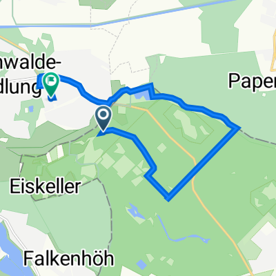 Spandau, Berlin nach Kastanienallee 18, Schönwalde-Glien