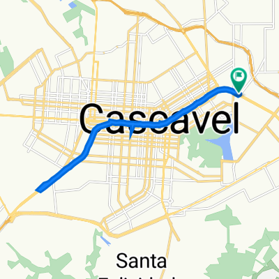 Avenida Brasil, 3300, Cascavel a Avenida Brasil, 3300, Cascavel