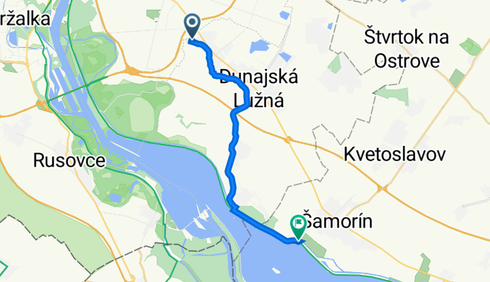 Broskyňová 2166, Rovinka až Šamorín