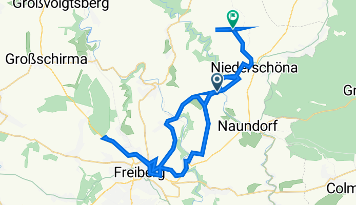 Erbgerichtsweg 13, Halsbrücke nach Zum Bobritzschtal 2a, Halsbrücke
