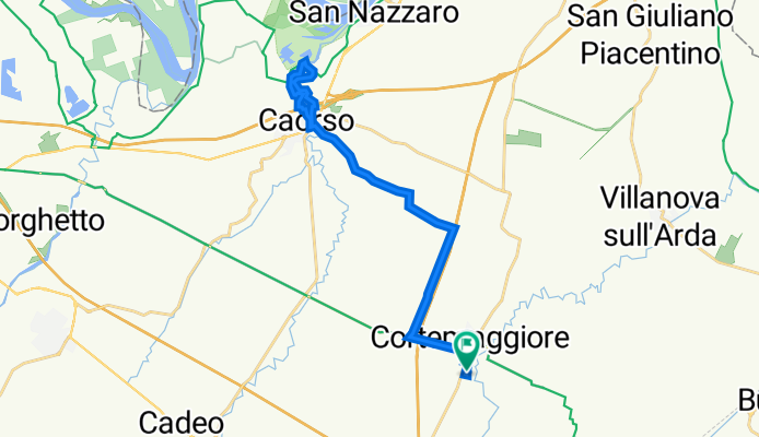 Cortemaggiore - Ponte della ceramica (e ritorno)