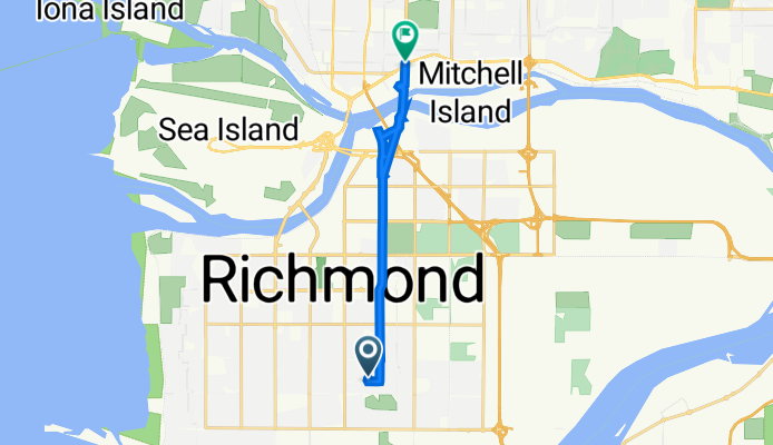 9460 Greenfield Gate, Richmond to 8160 Cambie St, Vancouver
