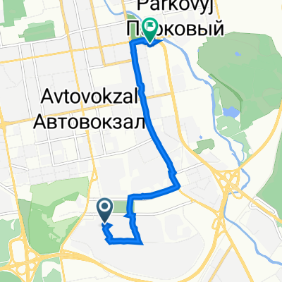От Самоцветный бульвар 5, Екатеринбург до улица Цвиллинга 3, Екатеринбург