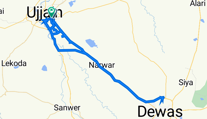 Kshapnak Marg. 59/3-4, Ujjain to Ujjain - Maksi Road