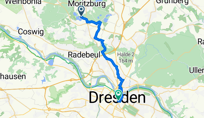 Reichenberg, Moritzburg nach Dr-Külz-Ring 19, Dresden