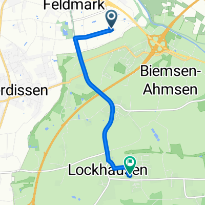 Lilienthalstraße 17, Herford nach Heinrich-Welslau-Straße 23, Bad Salzuflen