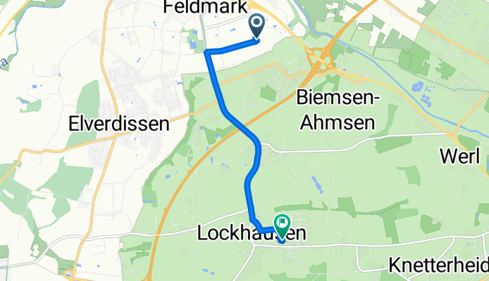 Lilienthalstraße 17, Herford nach Heinrich-Welslau-Straße 23, Bad Salzuflen