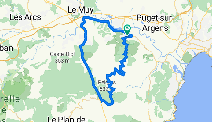 61 Rue du Jas de Callian, Roquebrune-sur-Argens to 61 Rue du Jas de Callian, Roquebrune-sur-Argens