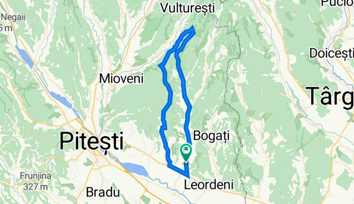 Traseu Topoloveni - Davidesti