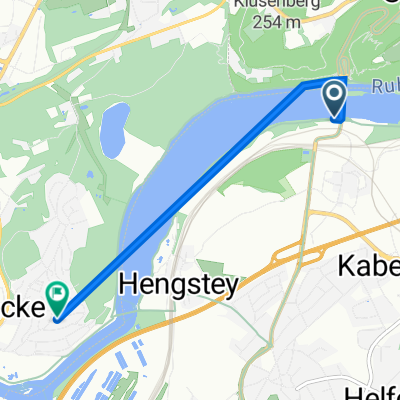 Dortmunder Straße 98, Hagen nach Gildenweg 1, Herdecke