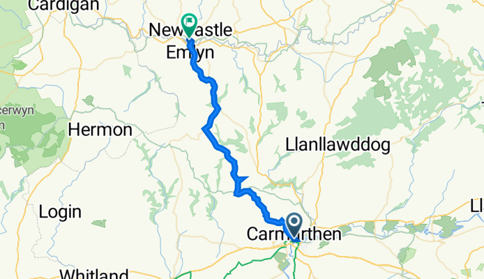 Carmarthen Newcastle Emlyn bis