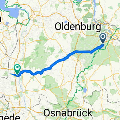 Mühlenweg 64, Groß Ippener nach Straße ohne Straßennamen, Meppen