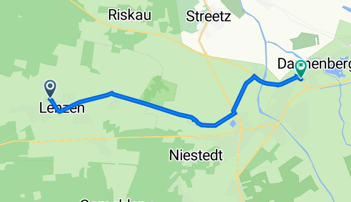 Dörpstraat 7, Karwitz nach Prochaskaplatz 12a, Dannenberg (Elbe)