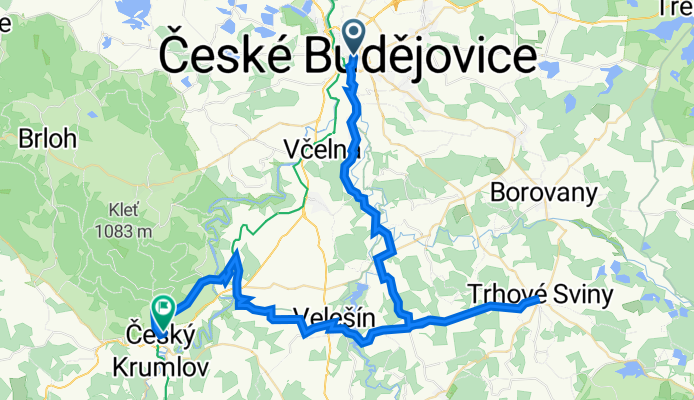 Route von Otakarova 2023/17, Budweis