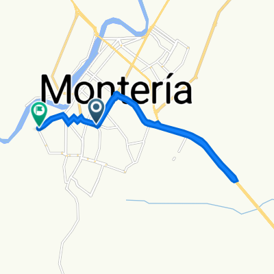 De Calle 12 13-97, Montería a Brigada IX del ejercito, Montería