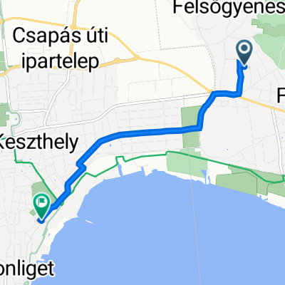 Gödörházy utca 32, Gyenesdiás - Kazinczy utca 8, Keszthely