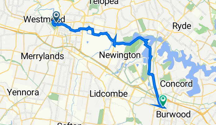 O'Connell Street 21, Parramatta to Strathfield