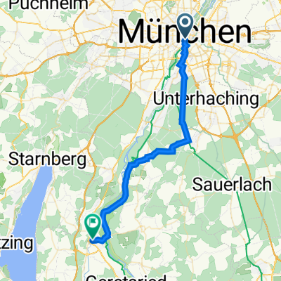 Reichenbachstraße 17, München nach Sauerlacher Straße 15, Wolfratshausen