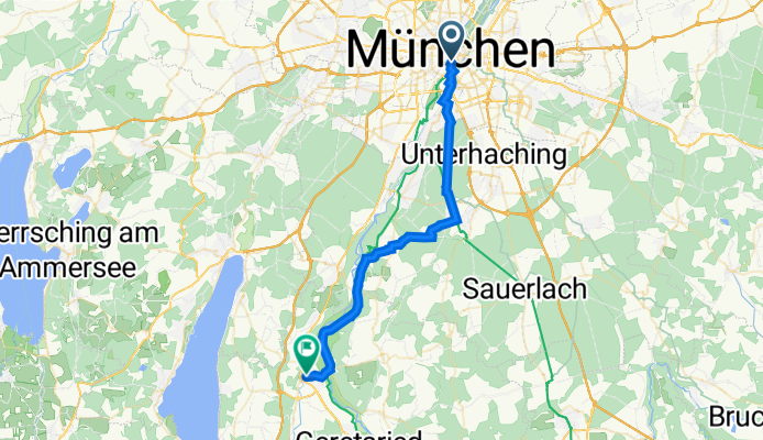 Reichenbachstraße 17, München nach Sauerlacher Straße 15, Wolfratshausen