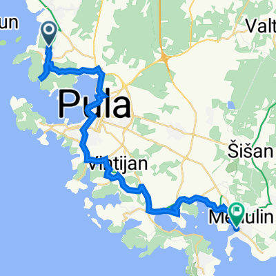 Ulica Kašćuni 38, Pula nach Medulin II, Medulin