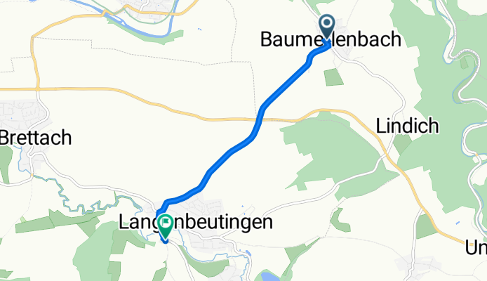 Ohrnberger Steige 2, Öhringen nach Schwabbacher Straße 24, Langenbrettach