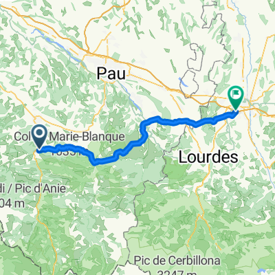Ride Day 11—20 Sept 2005—64660 Lurbe-St-Christau to 65310 Odos (Tarbes)